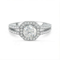 Thumbnail for Halo engagement ring — product photo on a white background
