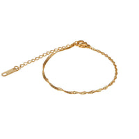 Thumbnail for Dainty gold bracelet — product photo on a white background, gold