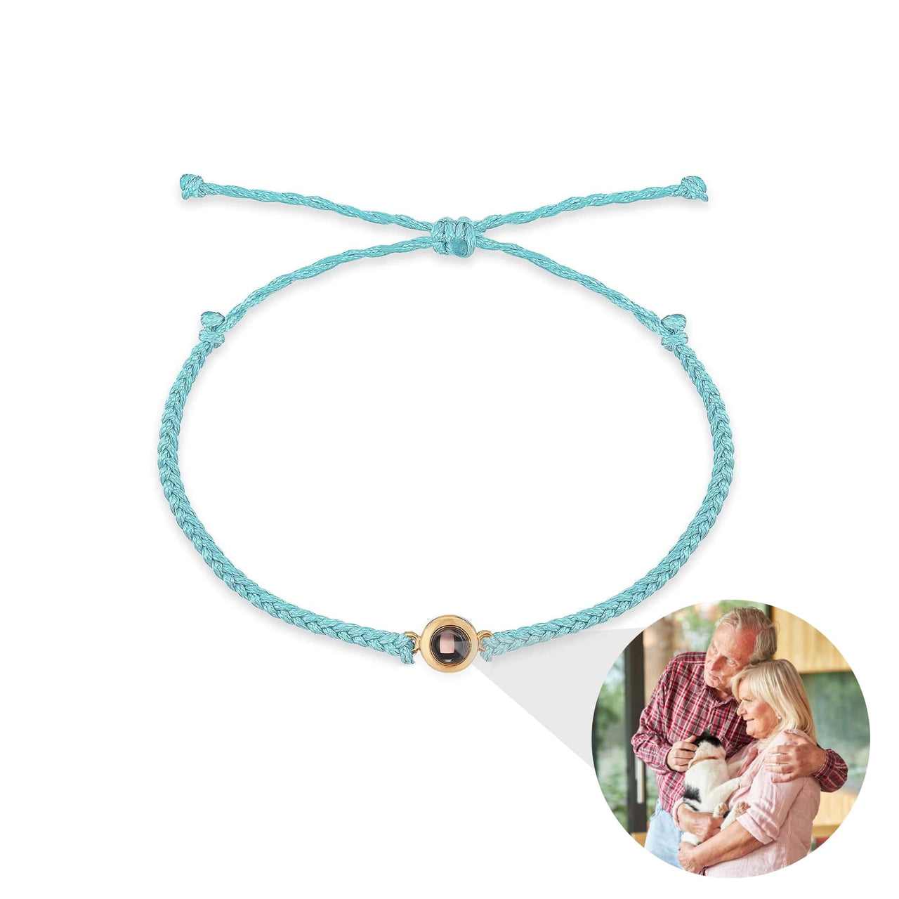 Circle Photo Bracelet