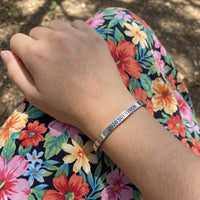 Thumbnail for Encouragement gifts — worn, real size, silver | SKU: 2020s-wg
