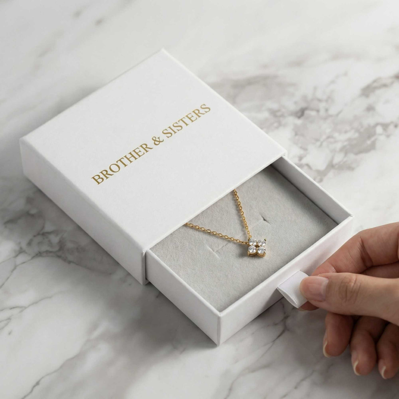 Crystal Flower Necklace