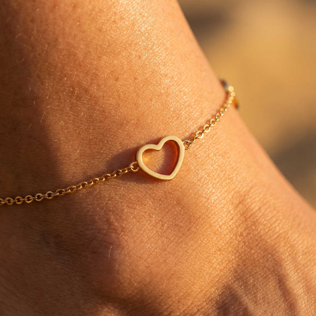 Open Heart Anklet