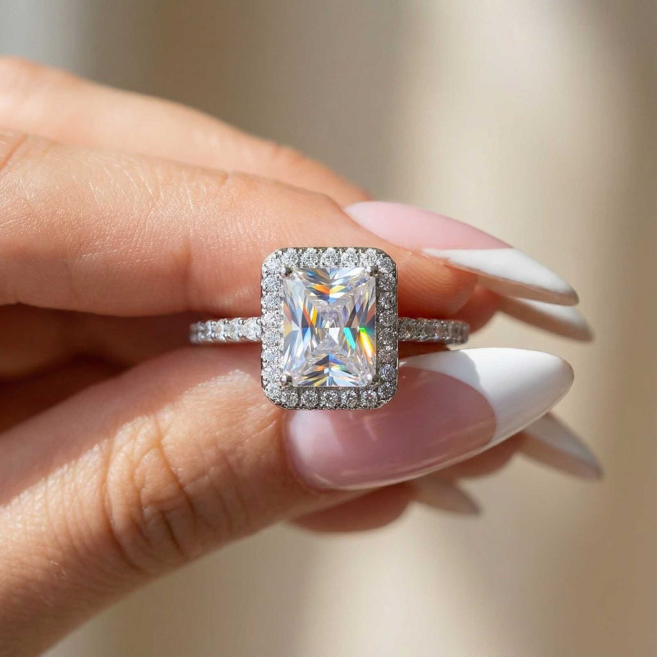 Silver Rectangle Ring