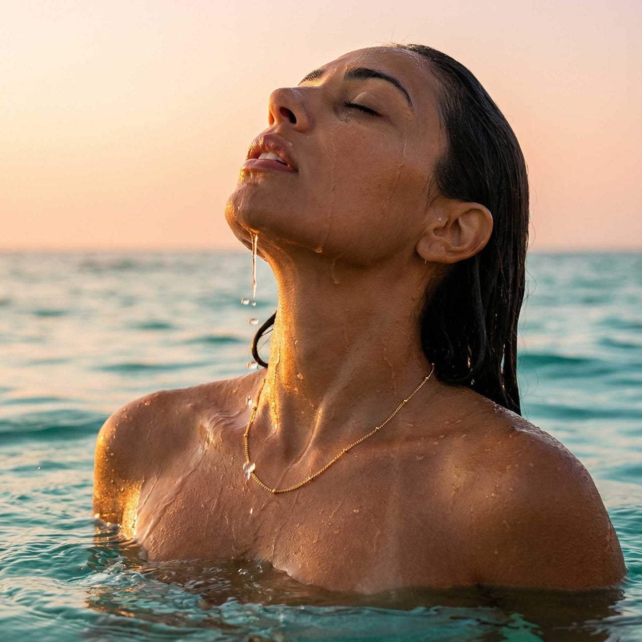 Julia Beaded Chain Necklace