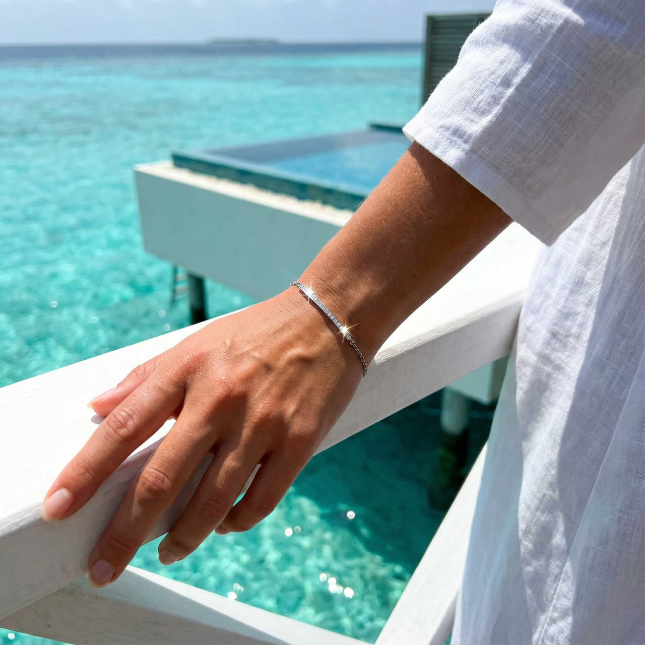 Crystal Bar Bracelet