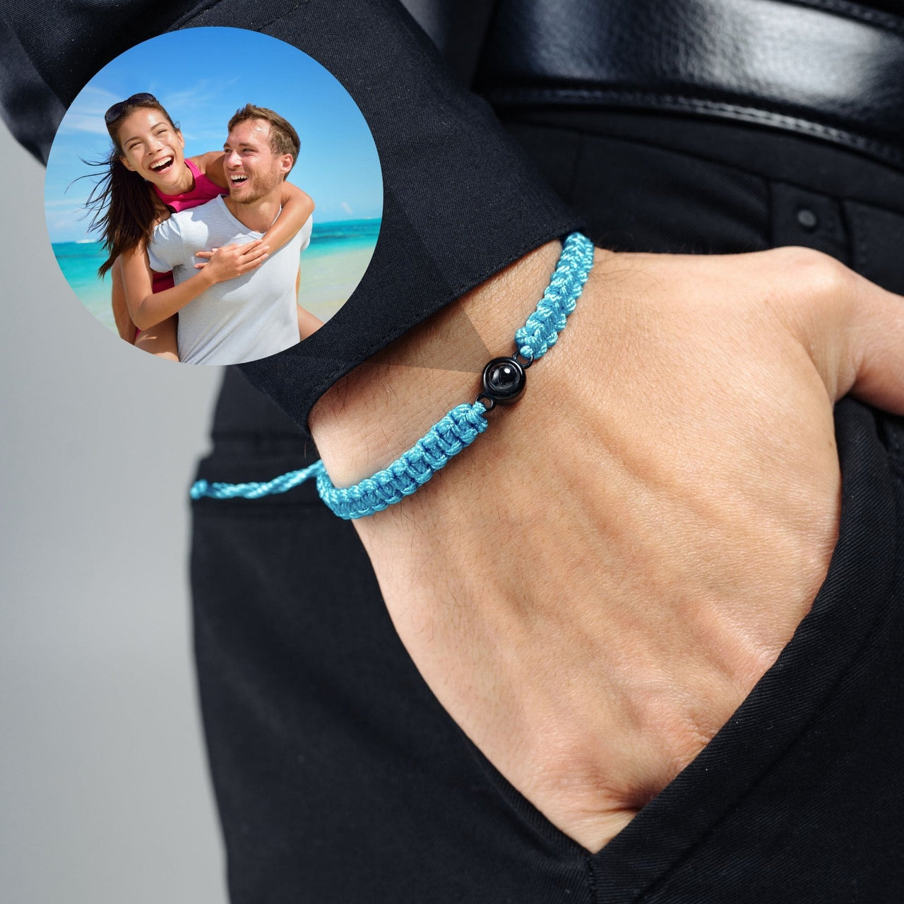 Man Photo Bracelet