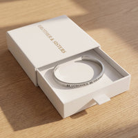 Thumbnail for Adjustable bracelet — in the gift box, silver | SKU: bgby-rg
