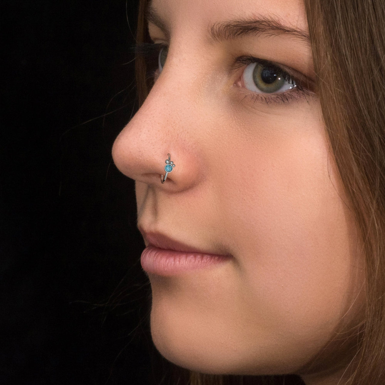 Ruby Nose Ring