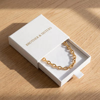 Thumbnail for Gold chain necklace — in the gift box, gold | SKU: lachaine