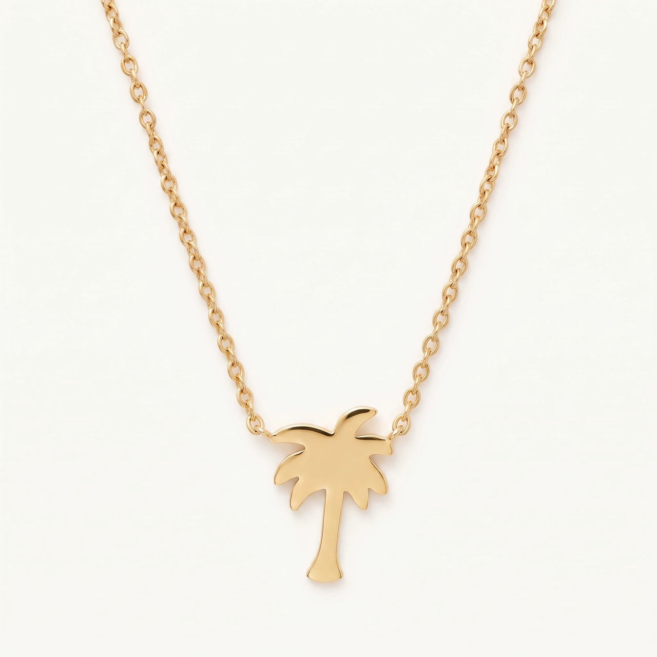 Beach necklace — product photo on a white background, gold | SKU: 8732822-gold-color