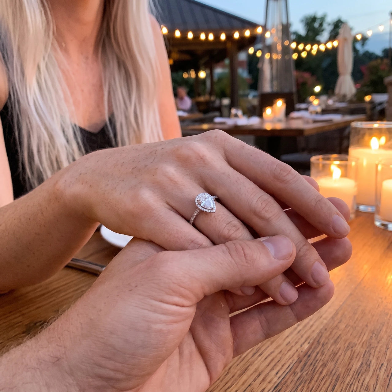 Silver ring for women — worn by a couple, silver | SKU: 505162-4.5-silver