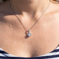 Thumbnail for Twist necklace — close-up of the details, silver | SKU: 6309048