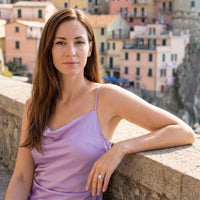 Thumbnail for Halo engagement ring — worn on a getaway, silver | SKU: 346060-4.5-silver
