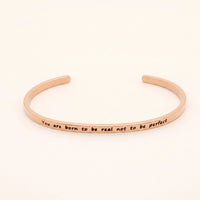 Thumbnail for Inspirational bracelets for women — product photo on a white background, rose gold | SKU: 9864184-rose
